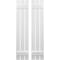 Ekena Millwork Americraft 3-Board, 2 Batten Exterior Real Wood Spaced Board-n-Batten Shutters, ARW101SB311X46WHH, PR ARW101SB311X46WHH - alternate 1